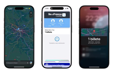 En paris hasta el iPhone es la tarjeta de transporte público, integrada perfectamente en Wallet. Algo único en Europa