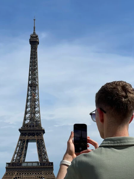 Fotografiando la torre eiffel
