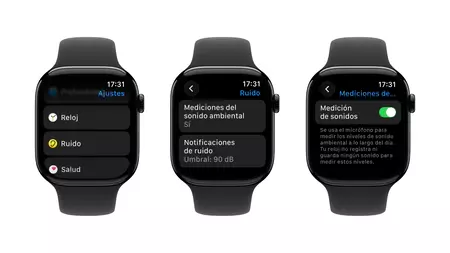 Medición de ruido Apple Watch
