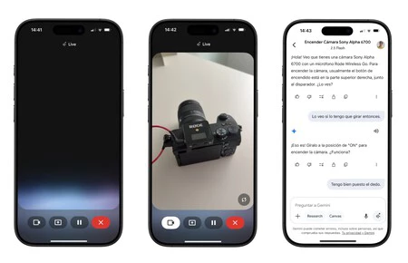 Gemini Live Camara