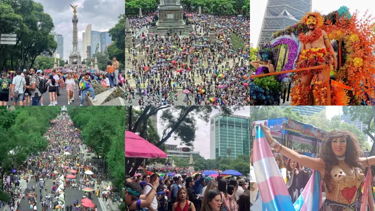 Más de 25,000 personas participan en la marcha del orgullo LGBT+ 2025 de la CDMX