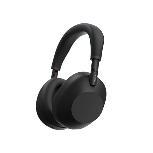 Sony WH-1000XM6 Auriculares Bluetooth inalámbricos con Noise Cancelling, Sonido de Alta resolución, cómodos, diseño Plegable, Estuche Resistente, 30 Horas de batería, iOS y Android - Negro