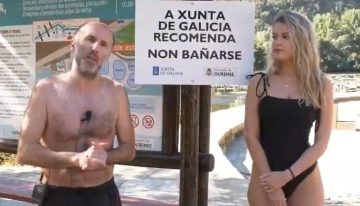 Galicia ha aconsejado no bañarse en las termas más famosas de Ourense. Su alcalde le ha respondido a lo Fraga en Palomares