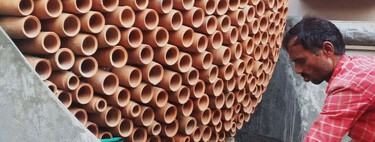 Tejas recicladas para crear edificios que respiran: la tecnología india para enfriar sin aire acondicionado
