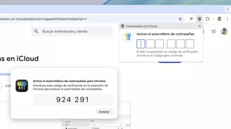 Contraseña de iCloud en Chrome