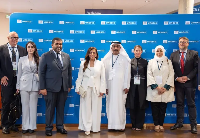 Bodour bint Sultan Al Qasimi encabeza la delegación de EAU en la UNESCO.