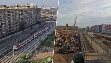 Adif tiene en sus manos el gran «obrón» de Valencia. Ahora también tiene una fuga de gas y vecinos desesperados