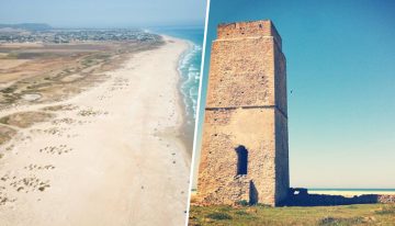 La costa de Cádiz está abarrotada en verano. Salvo una inexplicable playa que ha logrado huir del turismo masivo