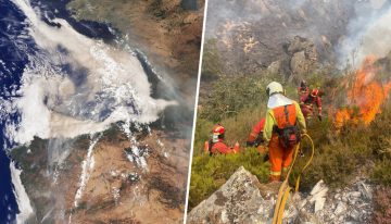 Los incendios de España han sido excepcionales en el sentido literal de la palabra: este mapa de Europa es la prueba