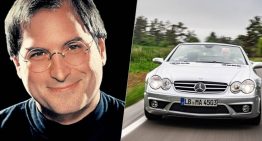 Steve Jobs cambiaba su Mercedes-Benz SL55 AMG de 120.000 dólares cada seis meses. Y todo se debía a la matrícula