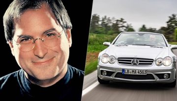 Steve Jobs cambiaba su Mercedes-Benz SL55 AMG de 120.000 dólares cada seis meses. Y todo se debía a la matrícula