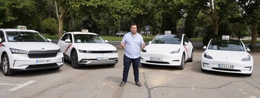 "Sólo en gasolina ahorro unos 7.000 euros al año": tres taxistas nos cuentan su experiencia con un taxi eléctrico
