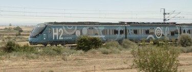Un tren de hidrógeno ha cruzado por primera vez España y Portugal: 10.000 km de recorrido, incluidos los Pirineos