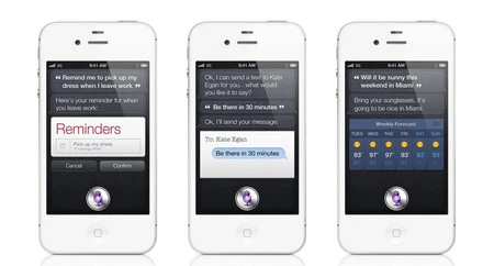 Primera interfaz de Siri en el iPhone 4S