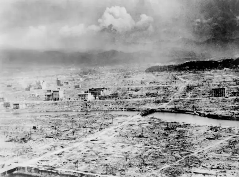 Así quedó Hiroshima tras el lanzamiento de la bomba.