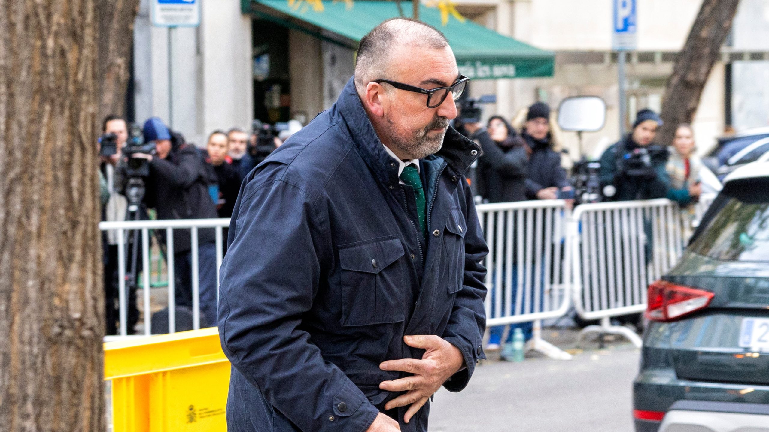 Koldo García, a su llegada al Tribunal Supremo en Madrid.