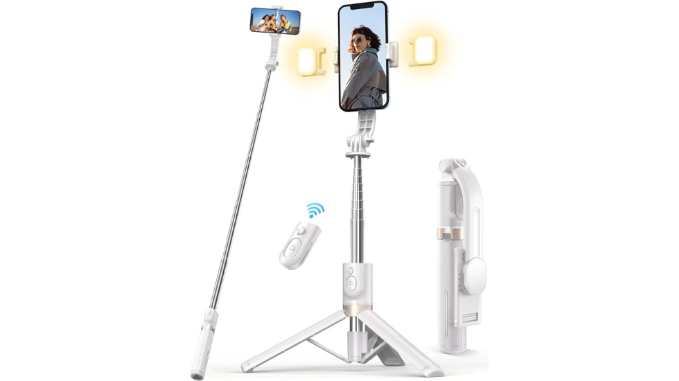 Vista del palo 'selfie' Pnitri PNQ02MP-W.
