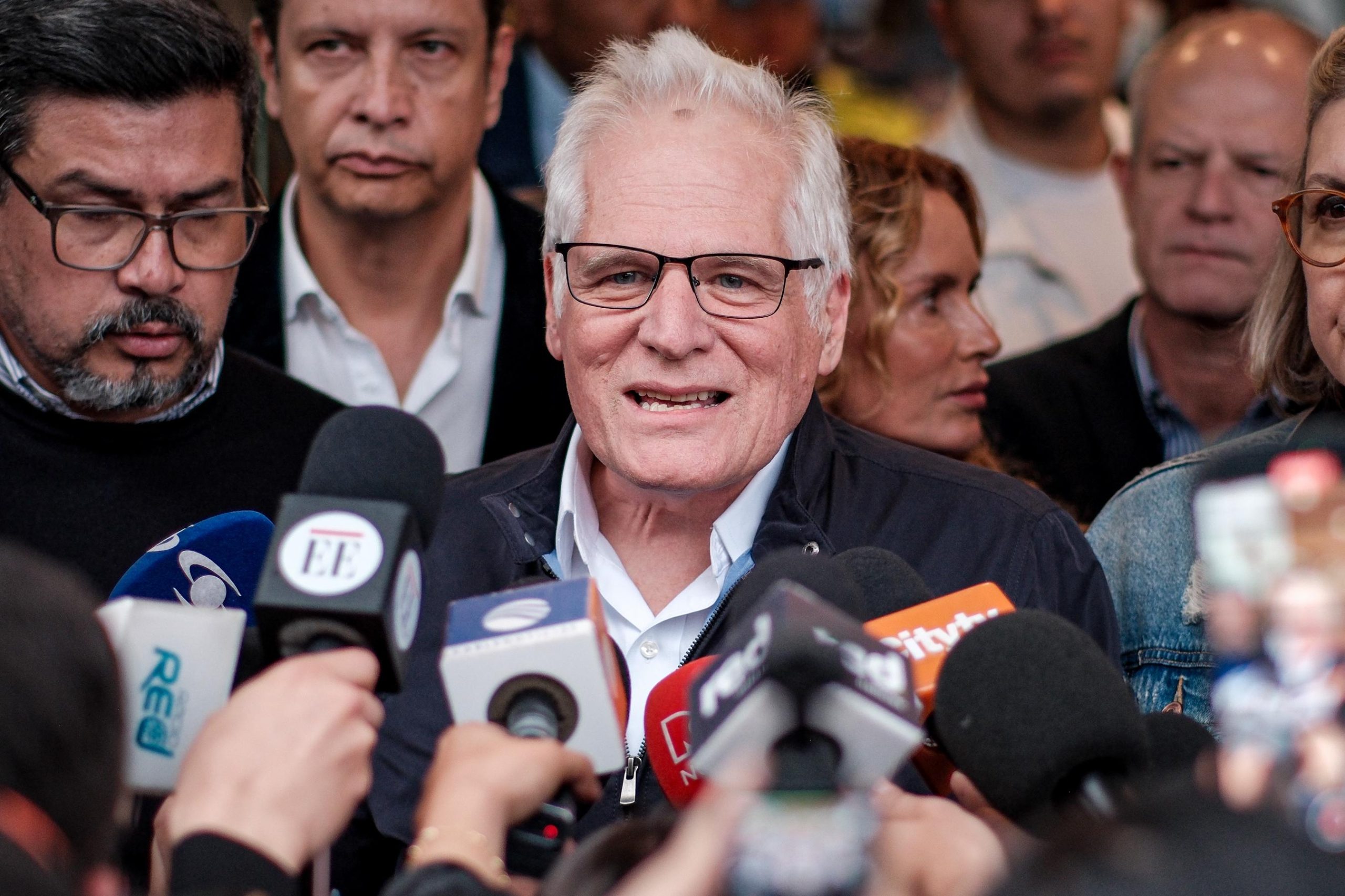 Miguel Uribe Londoño, en la Fundación Santa Fe de Bogotá, el 9 de junio de 2025.