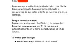 Adiós al plan básico de Netflix en México, este es el mensaje que lo confirma