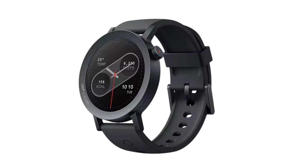 Vista del reloj inteligente con descuento en AliExpress.