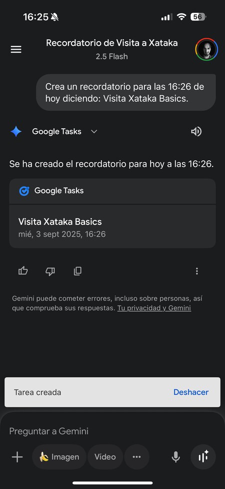 Configura recordatorio