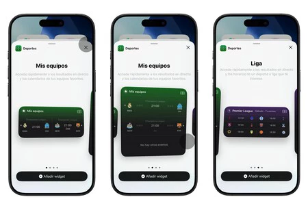Widgets Apple Sports