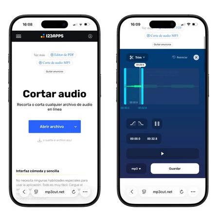 Cortar audio MP3 iPhone