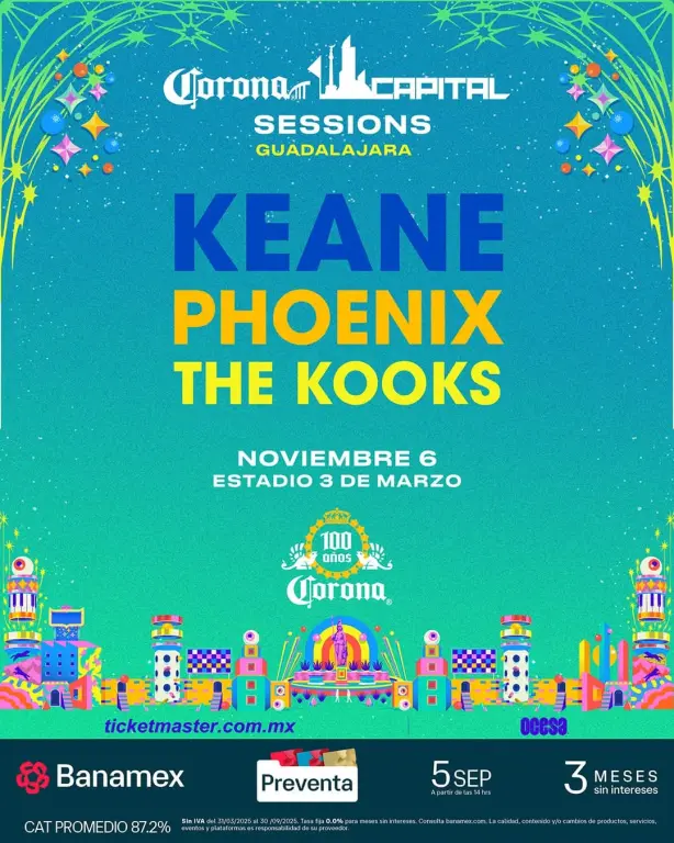Corona Capital Sessions 2025: fechas, sedes y todo lo que debes saber del nuevo formato del festival
