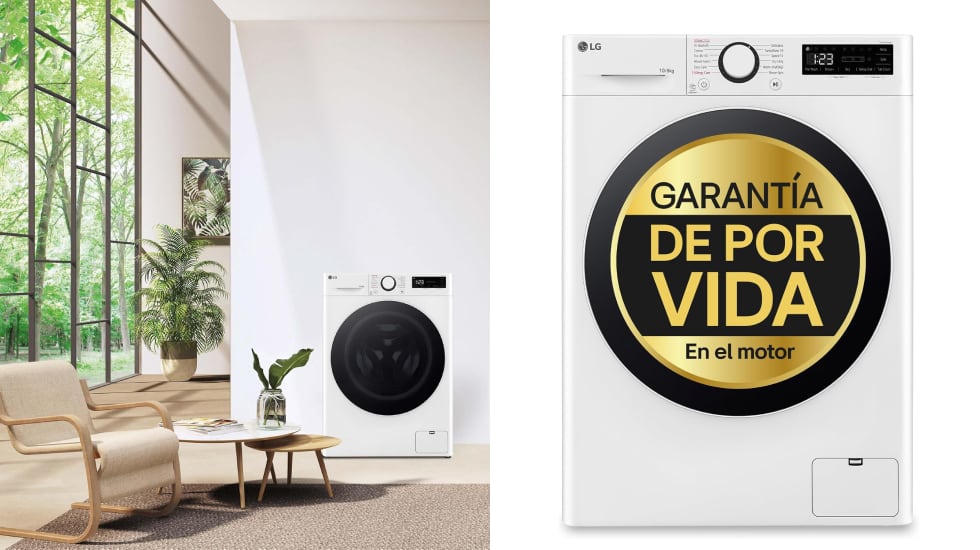 Lavasecadora barata de la marca LG.