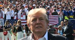 La llegada de Donald Trump a la Ryder de Nueva York convierte el campo de golf en una fortaleza