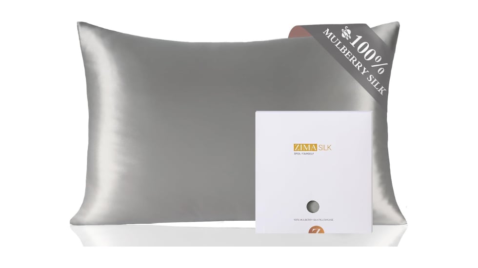 Funda de almohada de seda de morera.
