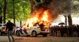 Choques y disturbios violentos durante una protesta contra la inmigración en La Haya