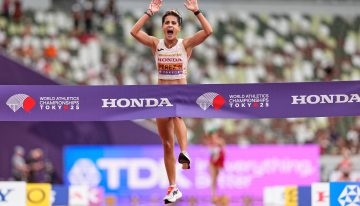 María Pérez resuelve el duelo con la mexicana Alegna González en el kilómetro 16 y logra el doblete en los 20 kilómetros marcha
