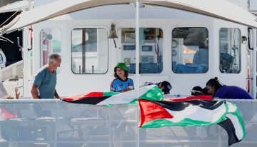La mala mar se interpone de nuevo en la travesía de la flotilla con ayuda para Gaza