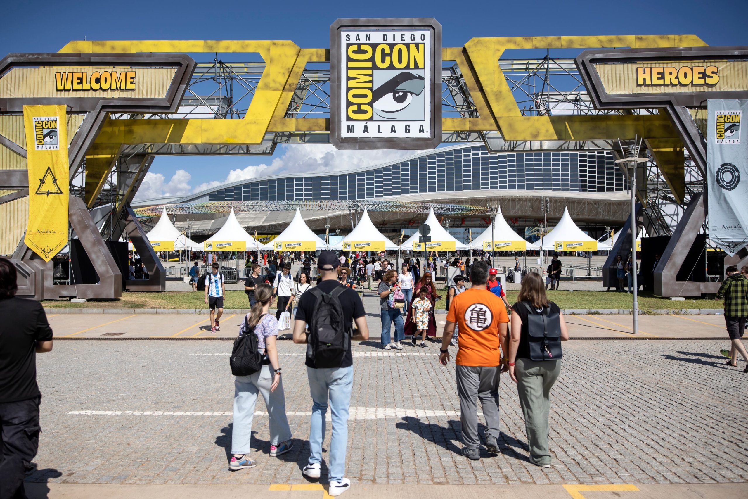 Inauguración de la Comic-Con en el Palacio de Feria y Congresos de Málaga (FYCMA).