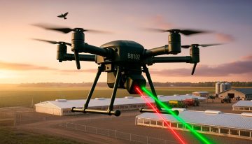El método futurista de una prefectura japonesa para frenar la gripe aviar: drones con láser que patrullan granjas