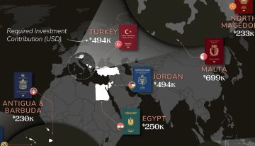 Si tienes dinero suficiente puedes comprar un «pasaporte dorado»: este mapa expone los más jugosos