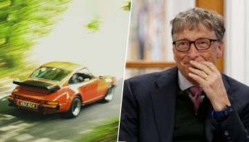 A Bill Gates le gustaba pisarle: lo descubrió su Porsche 911 en un viaje de 2.000 kilómetros y lo descubrió también la policía