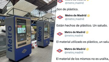 «Es plástico, un saludo»: Metro de Madrid se ha gastado una millonada en máquinas avanzadas para cubrirlas como chozas