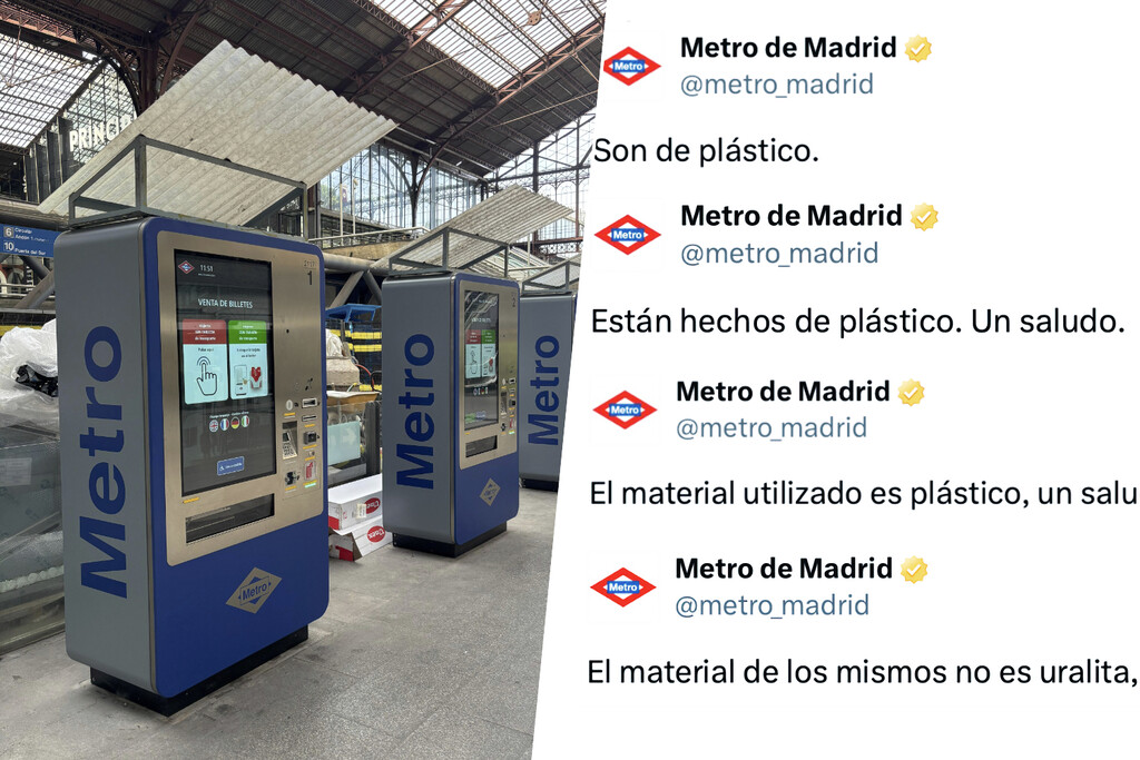 "Es plástico, un saludo": Metro de Madrid se ha gastado una millonada en máquinas avanzadas para cubrirlas como chozas