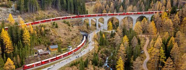 El día que Suiza quiso demostrar que es el rey de los trenes y puso en marcha el mayor del mundo: 1,9 kilómetros de largo