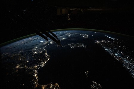 El sur de Europa desde la Estación Espacial Internacional