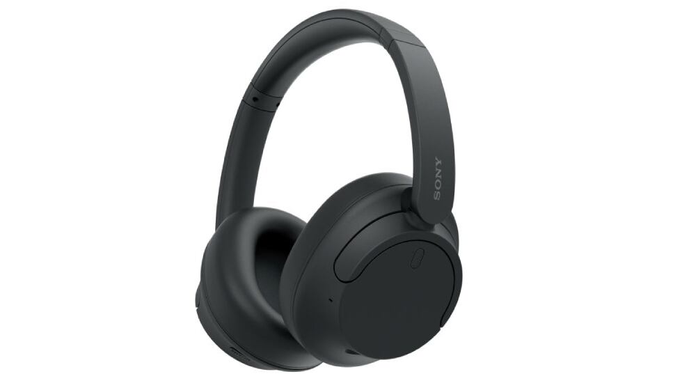 Vista frontal de los auriculares de diadema Sony inalámbricos WH-CH720N.