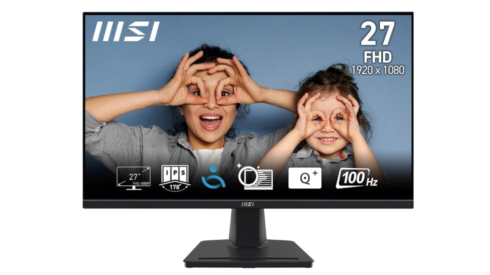 Monitor profesional MSI Pro de 27 pulgadas.