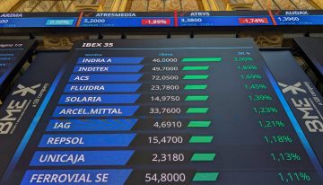 El Ibex toca los máximos intradía un día después de batir su récord histórico