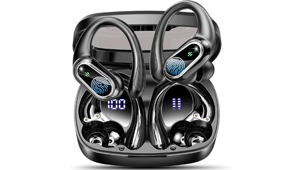 Vista de los auriculares inalámbricos con descuento en Amazon.