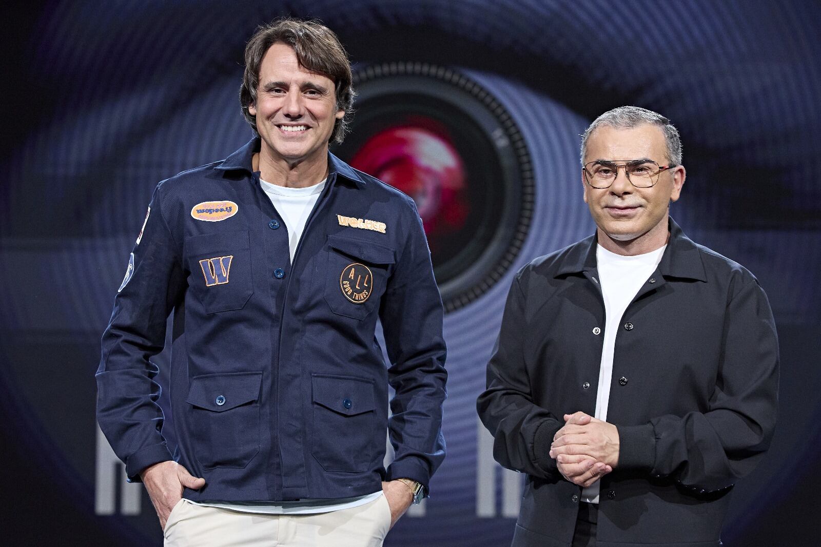 Ion Aramendi y Jorge Javier Vázquez, en la presentación de 'Gran Hermano 20' este jueves en Mediaset.