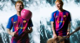 Ed Sheeran y su nuevo álbum ‘Play’, protagonistas de la nueva camiseta del Barça