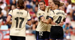 El Barcelona agranda la distancia en la Liga con una goleada abrumadora ante el Atlético