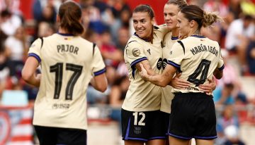 El Barcelona agranda la distancia en la Liga con una goleada abrumadora ante el Atlético